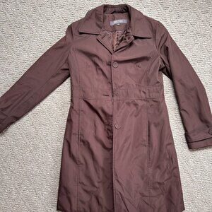 Kenneth Cole Reaction Chocolate Trench Coat